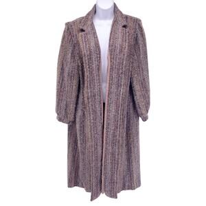 Vintage Multicolor Long Light Jacket or Cardigan